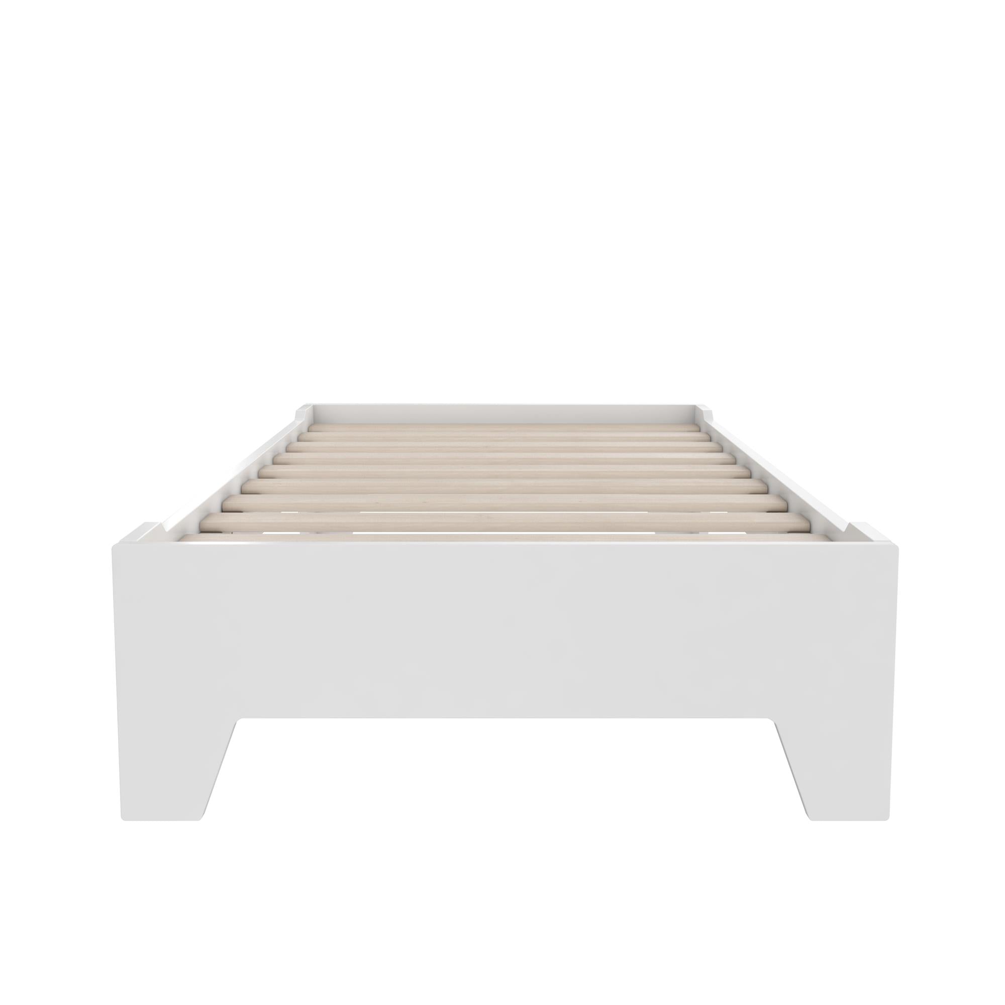 Little Seeds Alessi Toddler Montessori Flip Bed, White - White