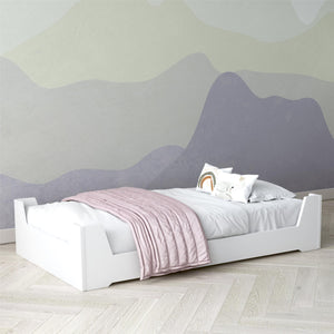 Little Seeds Alessi Toddler Montessori Flip Bed, White - White