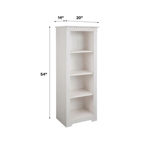 RealRooms Cubrix Bookcase - White