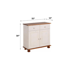 RealRooms Chester Sideboard with 2 Doors - Honey