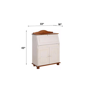 RealRooms Chester Fold-out Desk - Honey