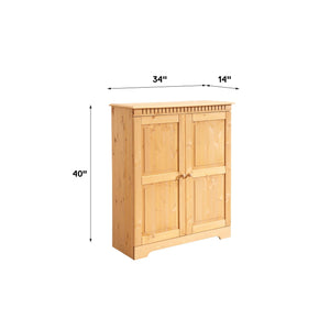 RealRooms Cubrix Cabinet - Brown