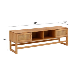 Ren Home Talo Media Console TV Stand - Natural