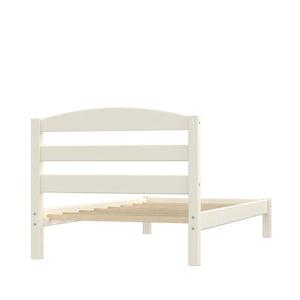DHP Braylon Twin Size Bed Frame - White - Twin