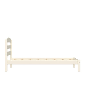 DHP Braylon Twin Size Bed Frame - White - Twin