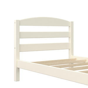 DHP Braylon Twin Size Bed Frame - White - Twin