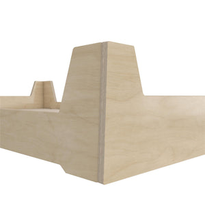 Little Seeds Alessi Toddler Montessori Flip Bed, Natural - Natural