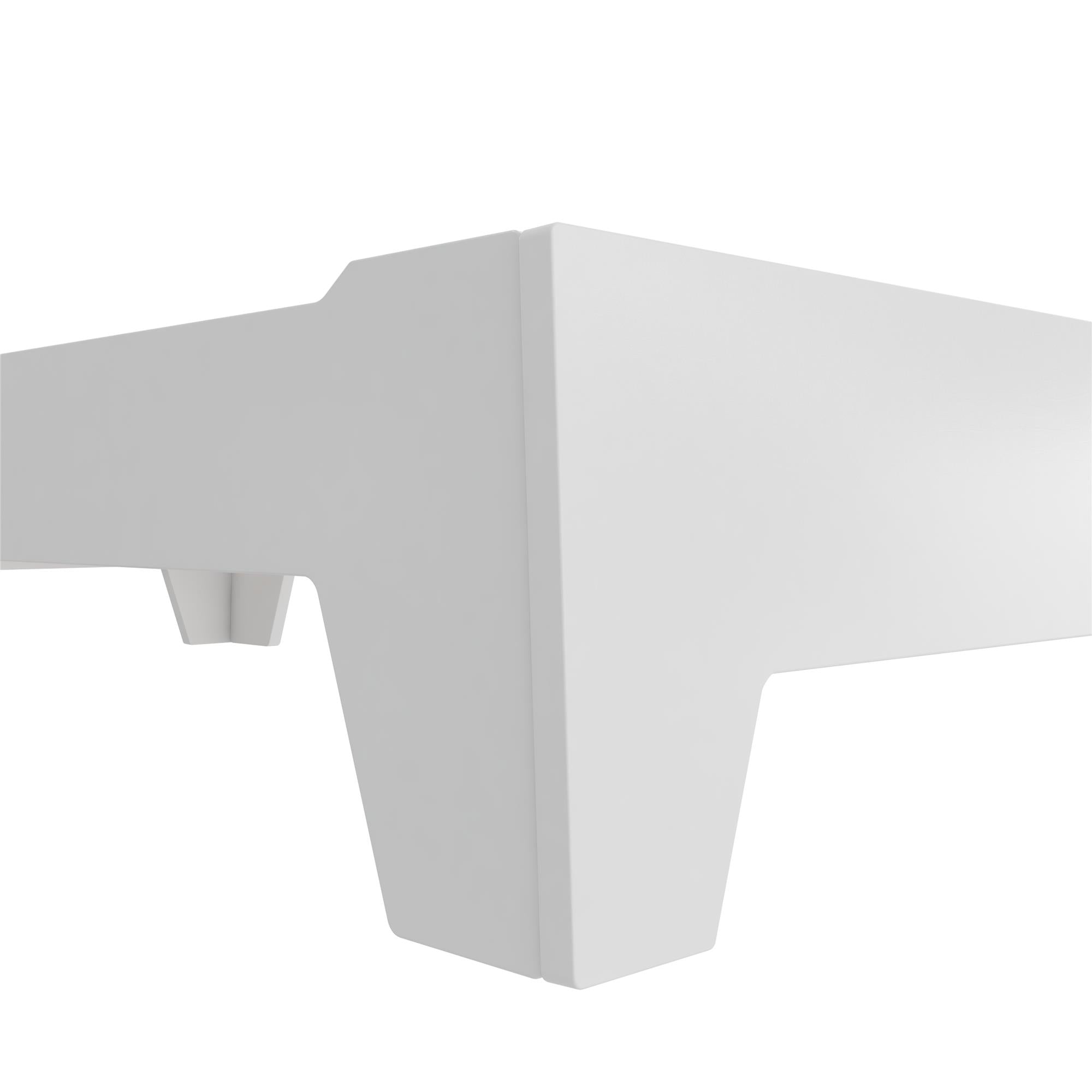 Little Seeds Alessi Toddler Montessori Flip Bed, White - White