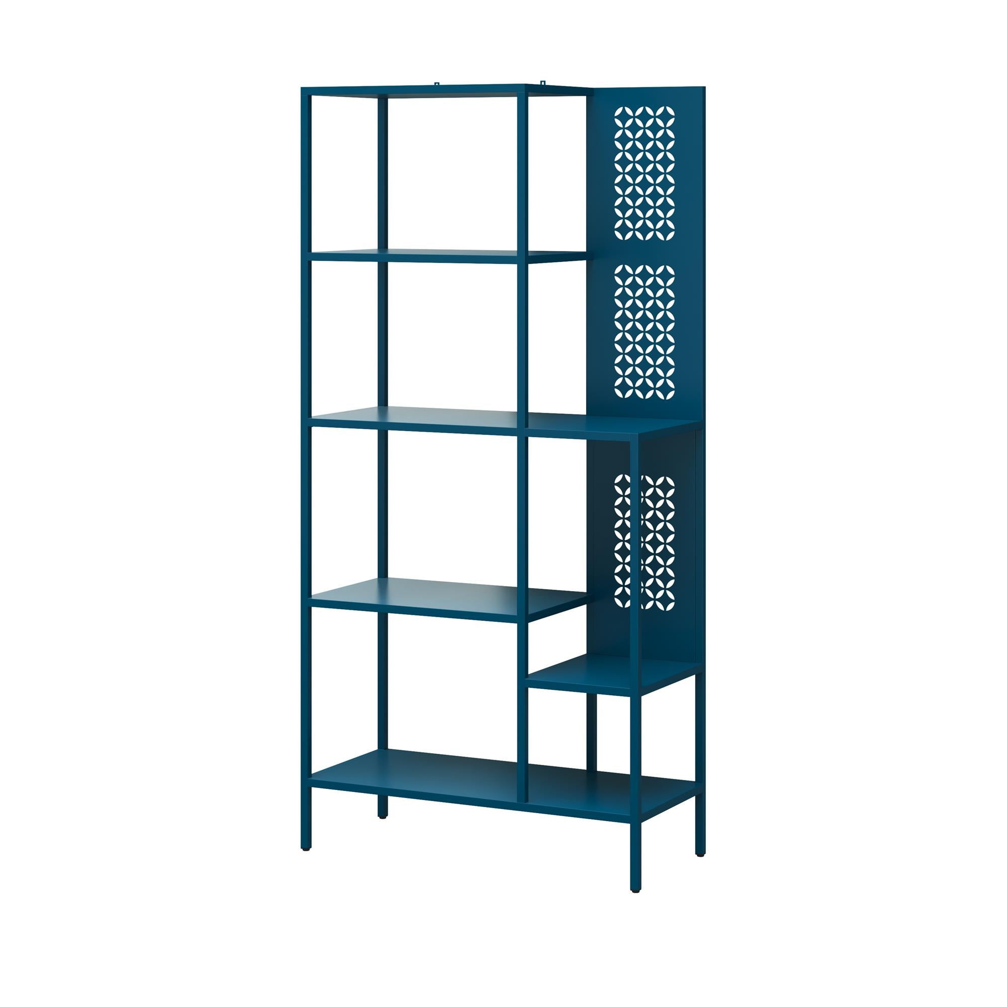Mr. Kate Annie Metal Bookcase - Deep Ocean Blue