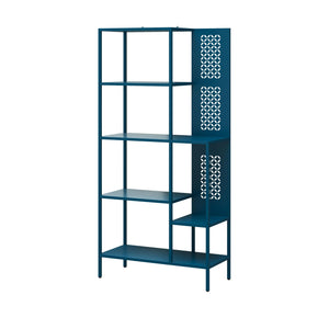 Mr. Kate Annie Metal Bookcase - Deep Ocean Blue