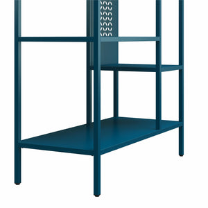 Mr. Kate Annie Metal Bookcase - Deep Ocean Blue