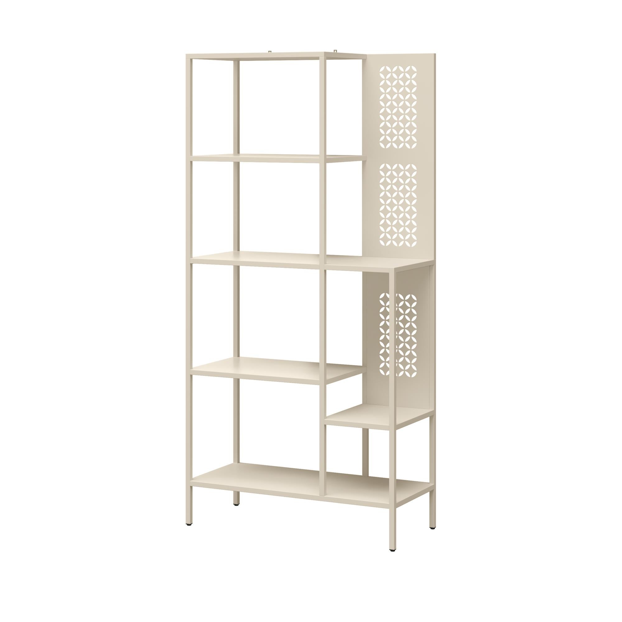 Mr. Kate Annie Metal Bookcase - Parchment