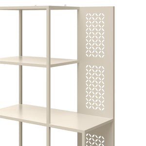 Mr. Kate Annie Metal Bookcase - Parchment