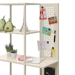 Mr. Kate Annie Metal Bookcase - Parchment