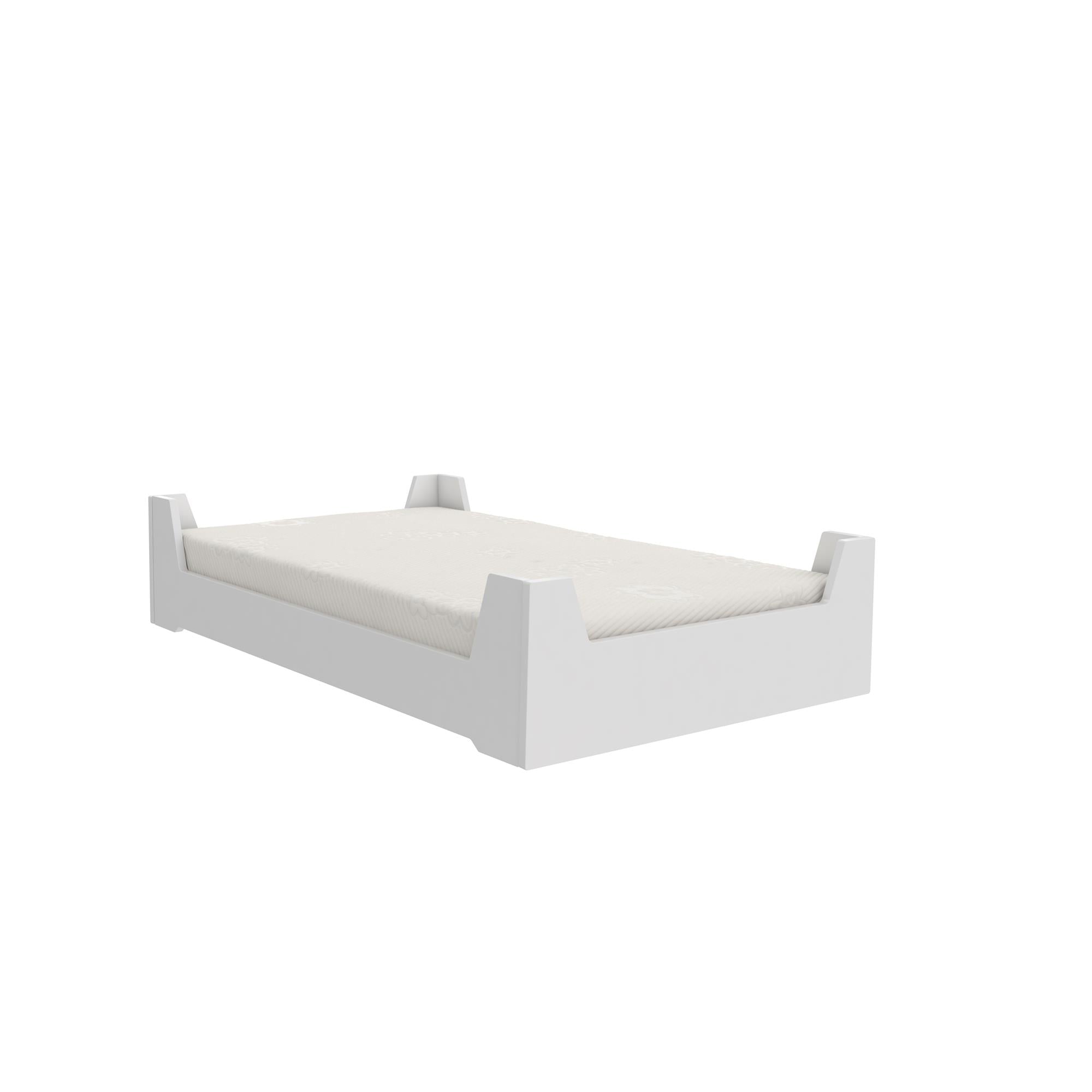 Little Seeds Alessi Toddler Montessori Flip Bed, White - White