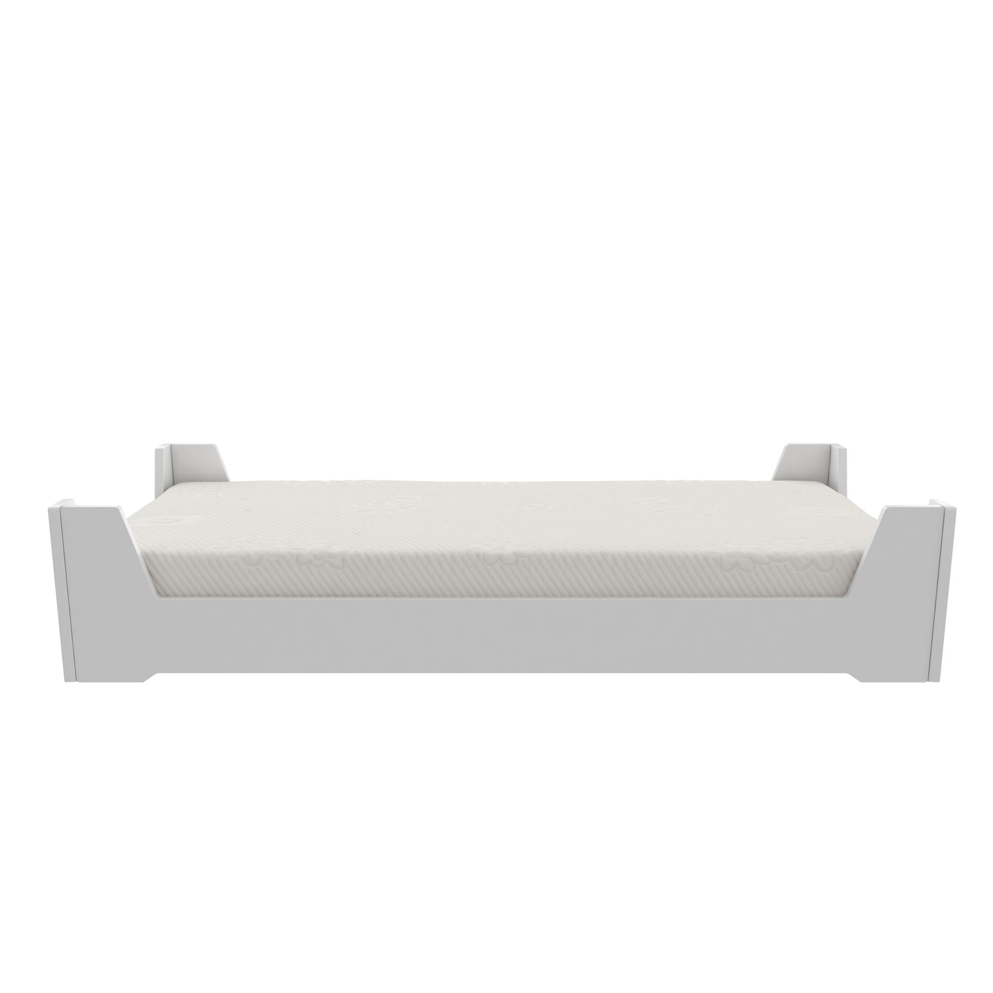 Little Seeds Alessi Toddler Montessori Flip Bed, White - White