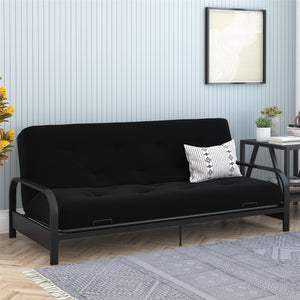 DHP Trule 8" Pocket Spring Futon Mattress - Black - Full
