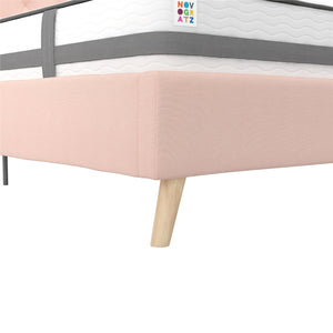 Novogratz Her Majesty Upholstered Bed - Pink - Full