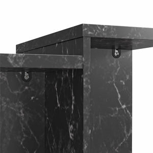 CosmoLiving Brielle Accent Table - Black Marble