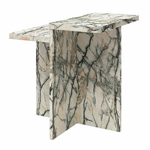 CosmoLiving Brielle Accent Table - Onyx Marble