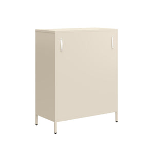 Mr. Kate Annie Short Metal 2 Door Cabinet - Parchment