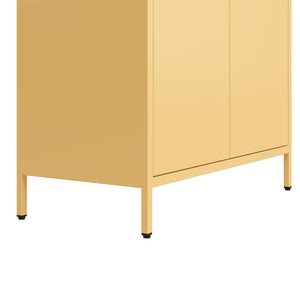 Mr. Kate Annie Tall Metal 2 Door Cabinet - Yellow