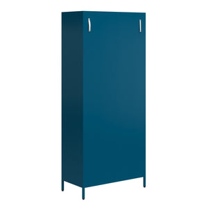 Mr. Kate Annie Tall Metal 2 Door Cabinet - Deep Ocean Blue