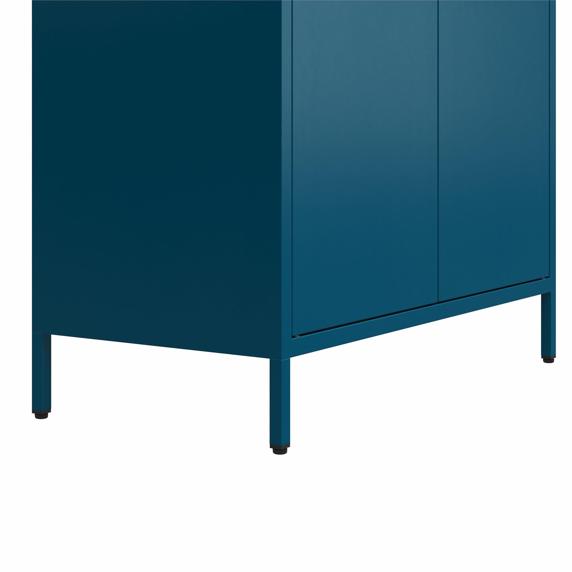 Mr. Kate Annie Tall Metal 2 Door Cabinet - Deep Ocean Blue