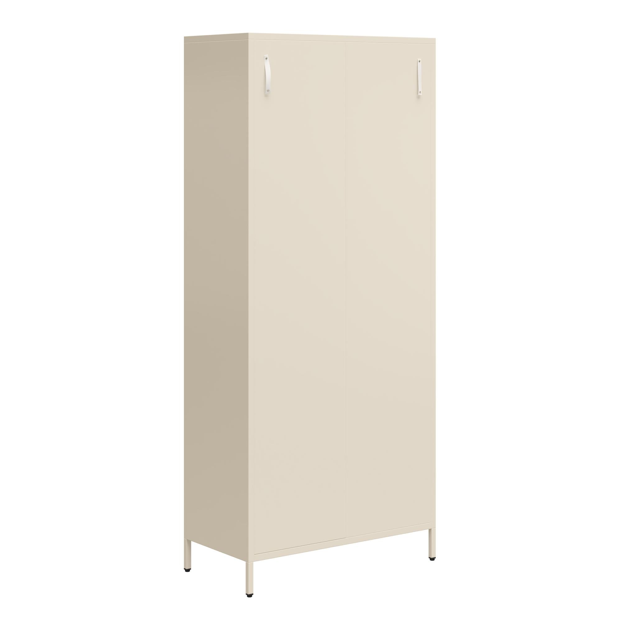Mr. Kate Annie Tall Metal 2 Door Cabinet - Parchment