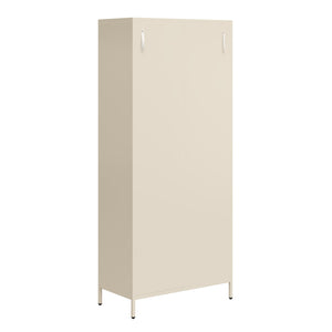 Mr. Kate Annie Tall Metal 2 Door Cabinet - Parchment