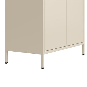 Mr. Kate Annie Tall Metal 2 Door Cabinet - Parchment
