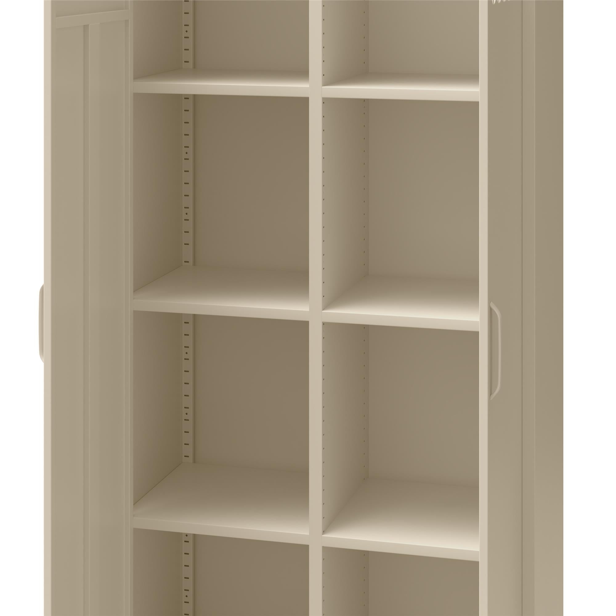 Mr. Kate Annie Tall Metal 2 Door Cabinet - Parchment