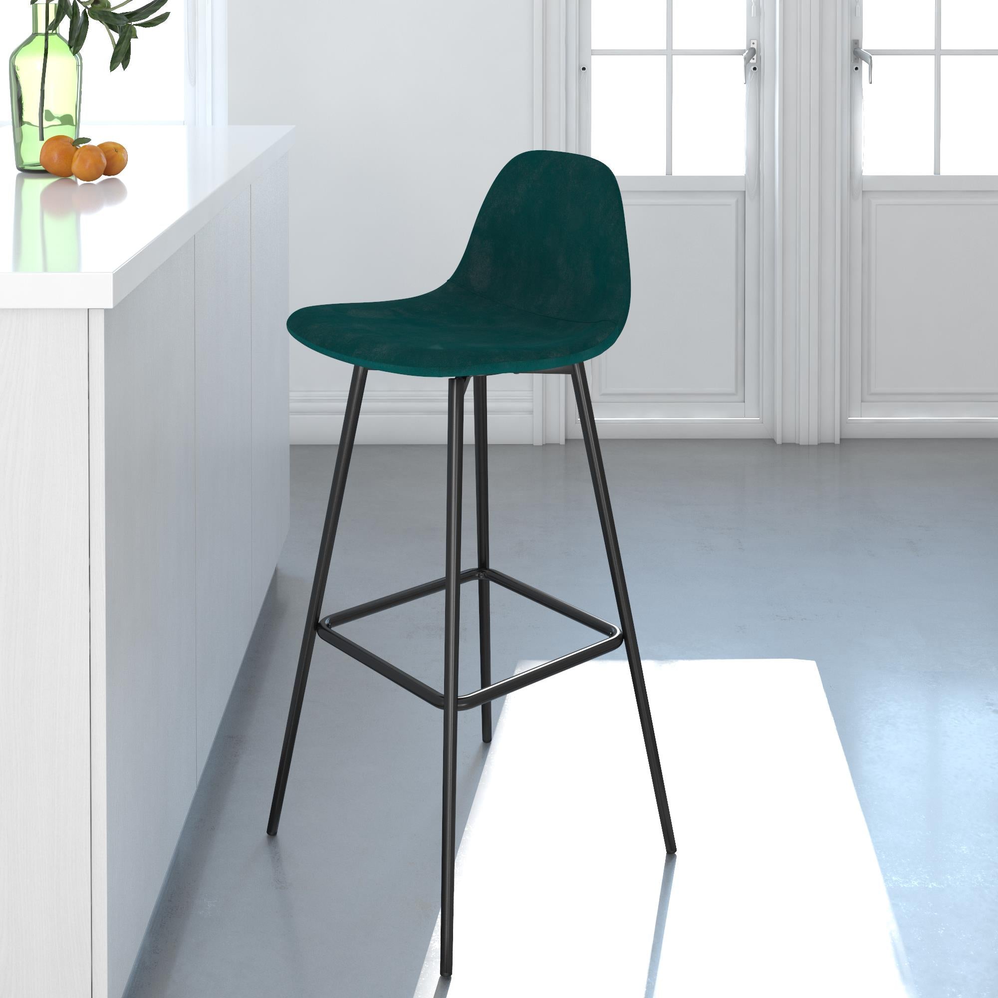 RealRooms Brandon Bar Stool - Green