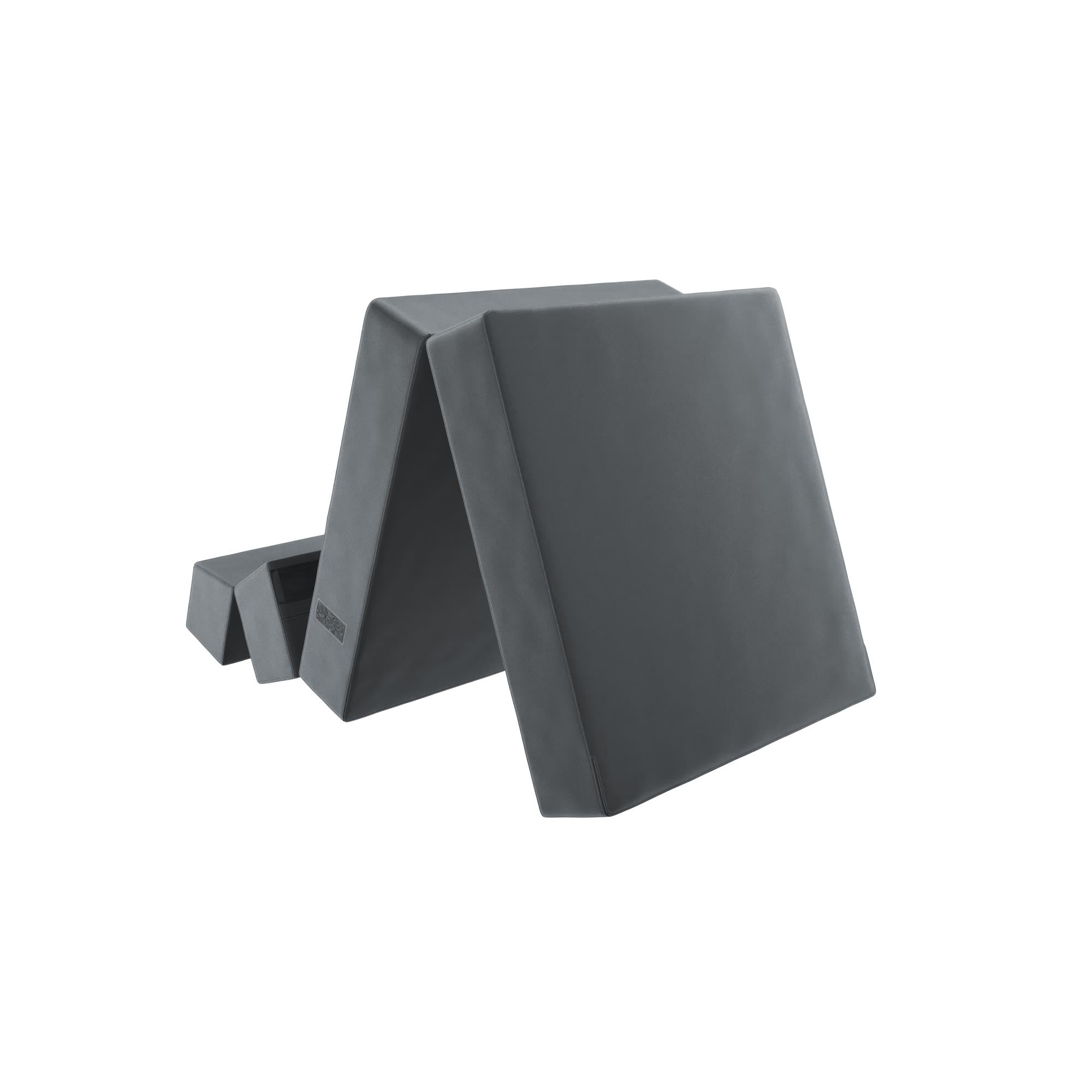 Novogratz The Flower Modular Chair and Lounger - Gray Velour
