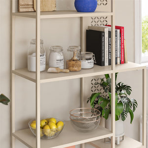 Mr. Kate Annie Metal Bookcase - Parchment