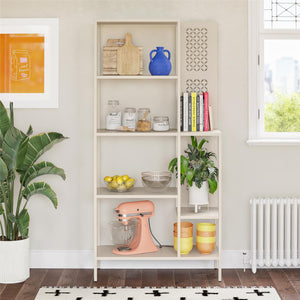 Mr. Kate Annie Metal Bookcase - Parchment