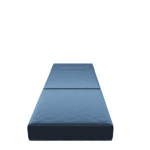 Novogratz The Flower Modular Chair and Lounger - Indigo Blue Velour