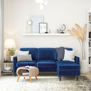 Mr. Kate Winston Reversible Sofa Sectional - Blue