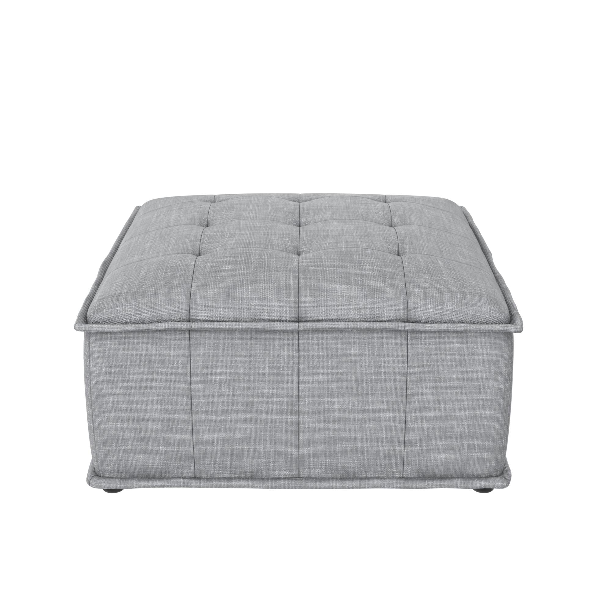 DHP Darcy Armless Ottoman for Modular Sectional Sofa - Gray