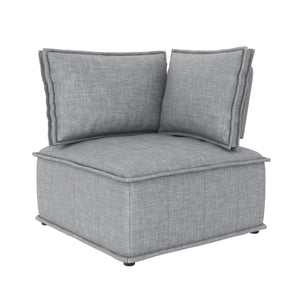 DHP Darcy Armless Corner for Modular Sectional Sofa - Gray