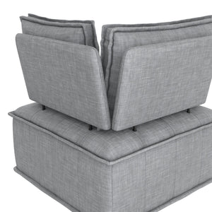 DHP Darcy Armless Corner for Modular Sectional Sofa - Gray