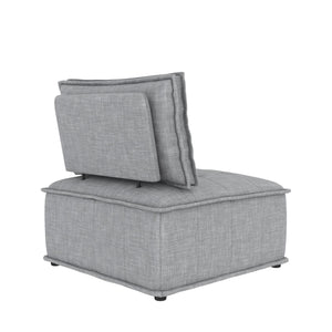 DHP Darcy Armless Chair for Modular Sectional Sofa - Gray