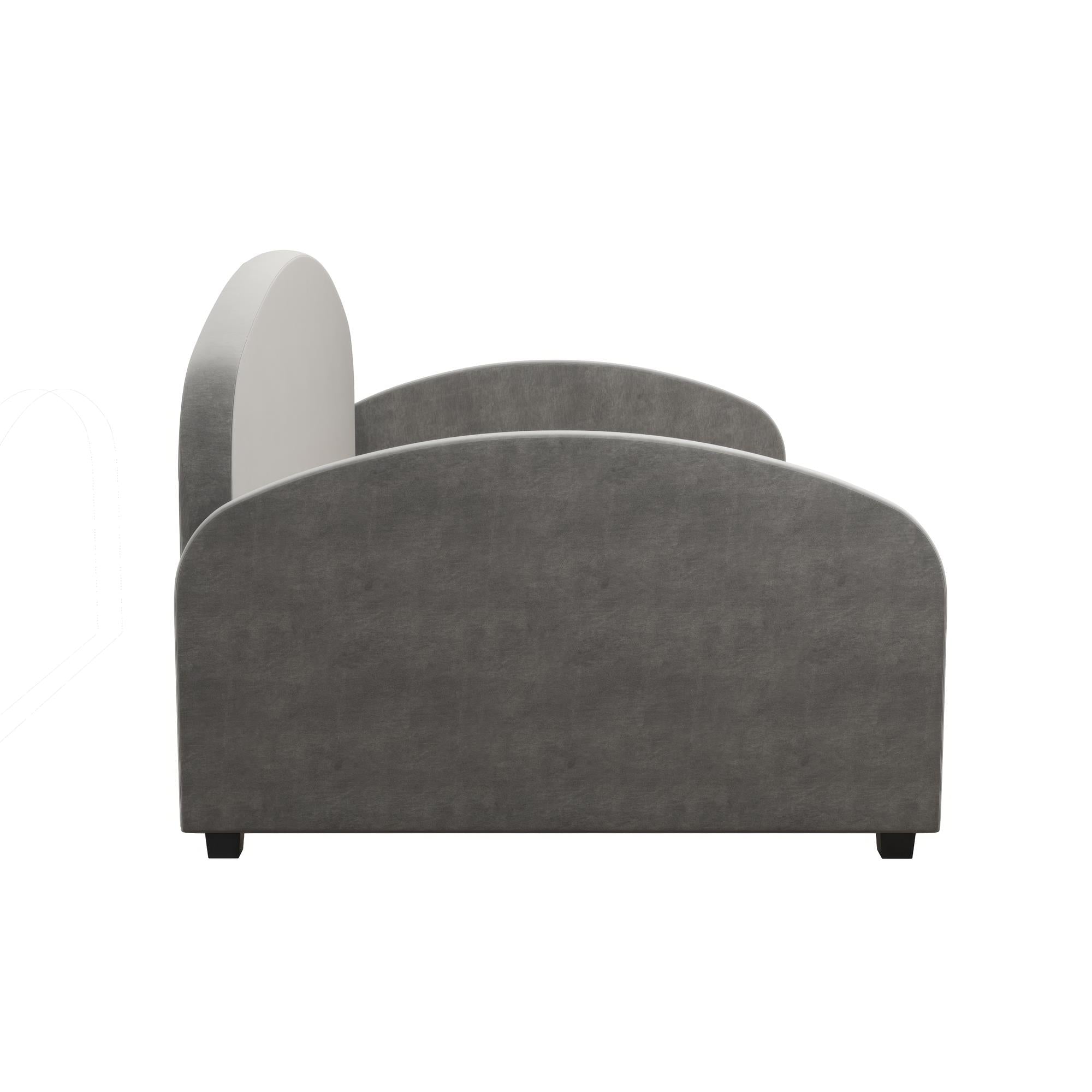 Mr. Kate Moon Upholstered Daybed - Light Gray - Twin