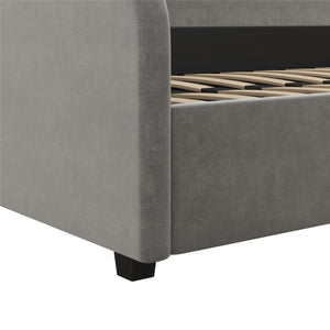 Mr. Kate Moon Upholstered Daybed - Light Gray - Twin