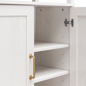 Mr. Kate Tess 2 Door Bookcase - Ivory Oak