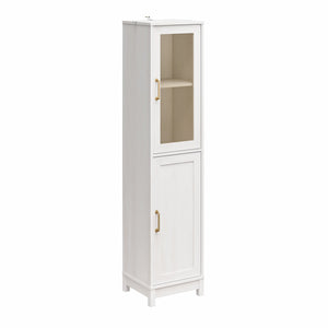Mr. Kate Tess 2-Door Storage Cabinet - Ivory Oak