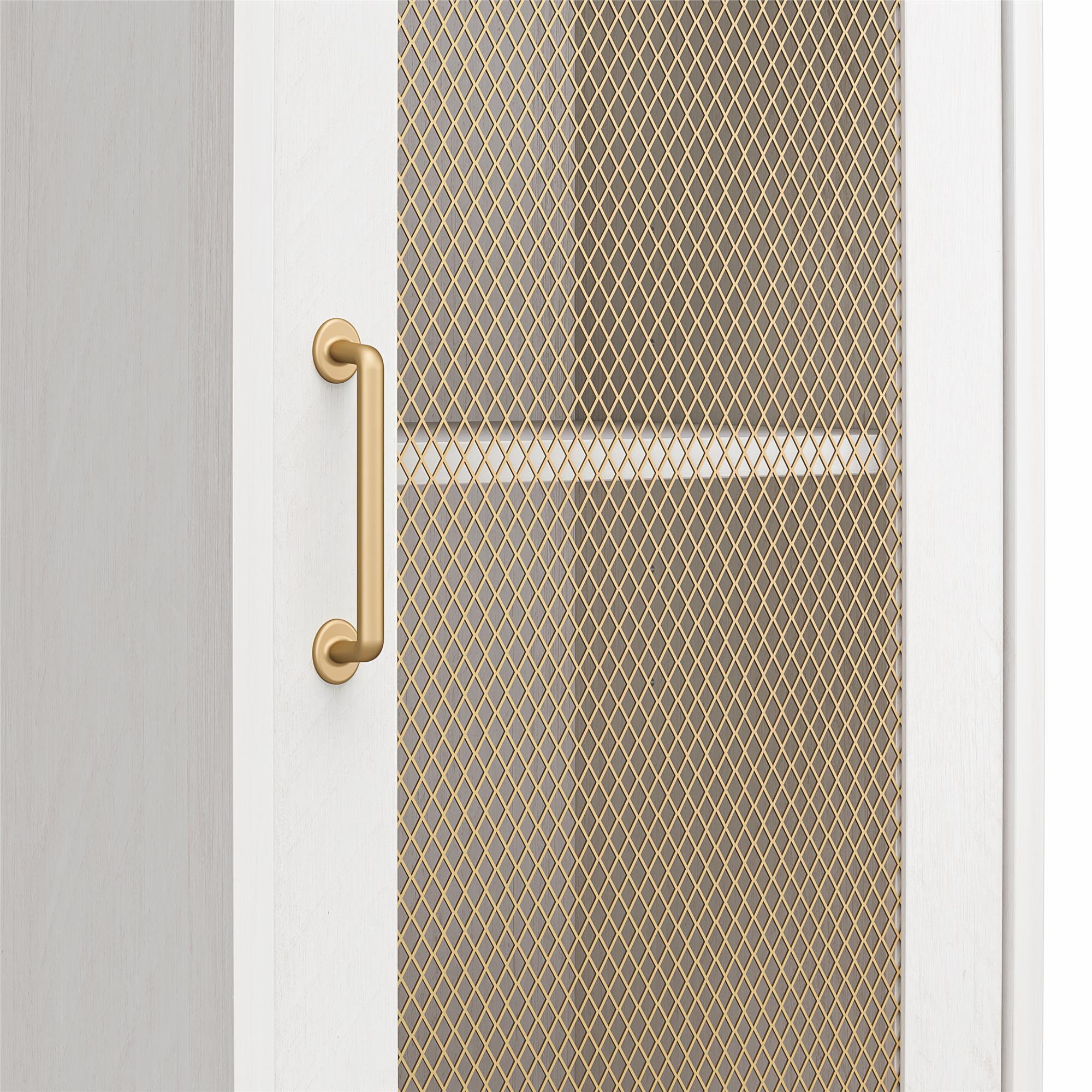 Mr. Kate Tess 2-Door Storage Cabinet - Ivory Oak
