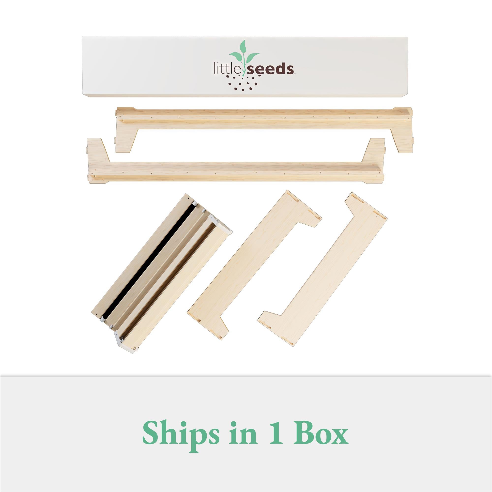Little Seeds Alessi Toddler Montessori Flip Bed, Natural - Natural