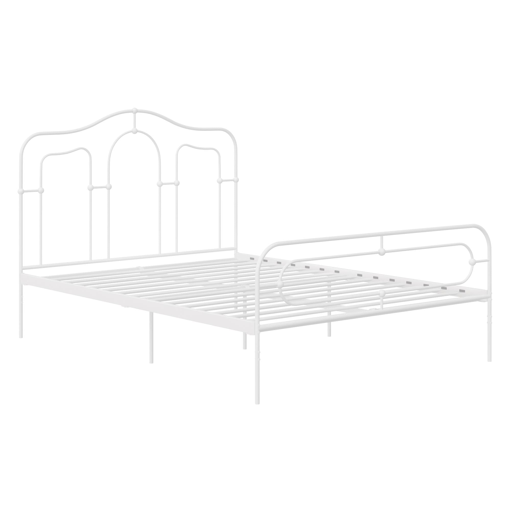 Mr. Kate Primrose Metal Bed - White - Queen