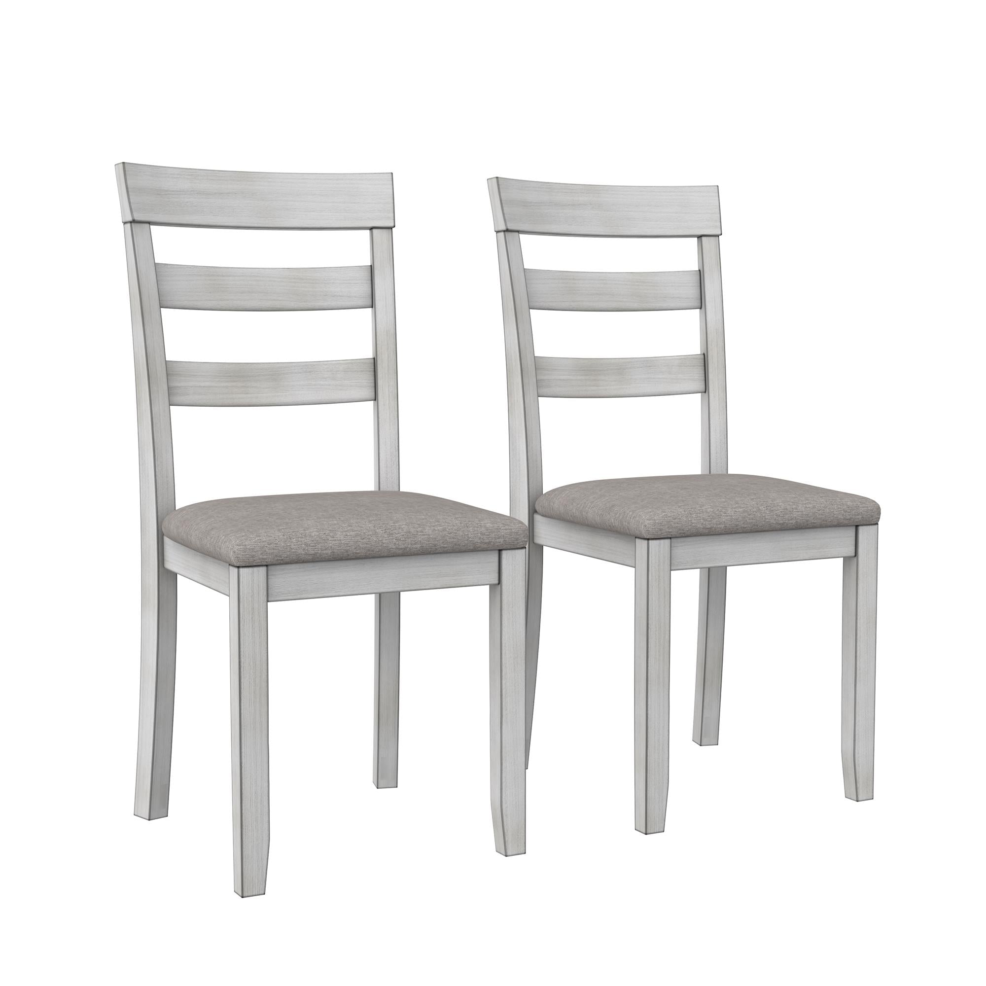 DHP Jersey 3-Piece Drop Leaf Wood Dining Set - Oyster
